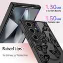 SEXYMOM Magnetic for Samsung Galaxy S24 Ultra Case - Wireless Charging Compatible,Cute Floral Design for Women and Girls,Slim Fit Translucent Matte Phone Case - Little Butterfly