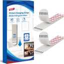 TAILI Picture Hanging Strips Heavy Duty, Extra Large 16 Pairs (32 Strips) Frame Hangers for Walls, Pictures Kit Without Nail, Damage Free Adhesive Poster Decor, Art, Mirror