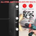 3.4 Cubic Home Safe Fireproof Waterproof, Fire Safe Box for Home with Digital Keypad, Key Lock and Alarm System, Anti-theft Security Safes Water and Fireproof for Document Medicine Money Valuables