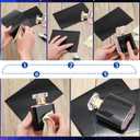 Self-Adhesive Mirrors Mosaic Tiles, 7200 Black Glass Pieces, 5 x 5 mm, Modern Style, Square Edge, DIY Craft Mirror Tiles