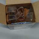 Chair Leg Floor Protectors Square Chair Leg Protectors for Hardwood Floors Silicone Caps Felt Strengthen Bottom Protection Anti-Scratch Reduce Noise 16 Pack Clear Square M Fit:13/16" to 1" (20-26mm)