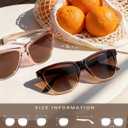 KALIYADI Womens-Sunglasses Polarized Sunglasses Womens: Retro Trendy Sun Glasses with UV400 Protection for Travel Driving