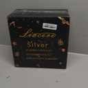 Liacere 150PCS Silver Plastic Plates with Silver Cutlery - Disposable Plastic Plates Include 30Dinner Plate, 30Dessert Plate, 30Knives, 30Spoons, 30Forks - Ideal for Wedding&Christmas (Round)