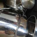Stainless Steel Cookware Set - VONIKI Tri-ply Stainless Pots And Pans Set with Steamer Basket, Non Toxic Induction Cookware, Kitchen Cookware Sets PFOA & PTFE Free, Dishwasher and Oven Safe