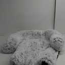 Calming Dog Bed Fluffy Plush Dog Mat for Furniture Protector with Removable Washable Cover for Large Medium Small Dogs and Cats (Large, Light Grey) (45.0"L x 37.0"W x 6.0"Th)