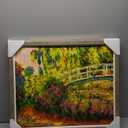 Claude Monet The Japanese Bridge Pre-Framed - Regency Gold Frame 24"X36" #MON2660-FR-650G24X36 - Framed Oil Painting