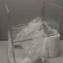 ONELUX 1626 Acrylic Bedside nightstand with Additional Shelf,Lucite Occasional Sofa Tables, Clear