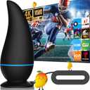 Digital TV Antenna Indoor - 8K 4K 1080P Outdoor HD Digital, 750+ Miles Range, Amplified Signal Antenna, Reception 18FT Coax Cable for Smart/Old TV & Free Local Channels