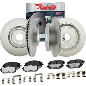 Raybestos Element3 E3V90039 Automotive Replacement Brake Kit for Front and Rear Coated Rotors and Hybrid Brake Pads for Subaru Forester/Impreza/Legacy/Outback, Subaru WRX