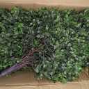Artificial Boxwood Topiary Trees with Ground Spike,2 Pieces Fake Pine Shrubs Bushes, UV Resistant Faux Evergreen Cypress Tree Plants for Indoor Outdoor Planters Front Porch