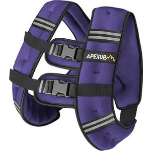 APEXUP Weighted Vest Men Women, Weight Vest for Women Workout Equipment for Strength Training Running, 20lbs