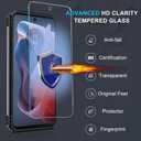 2 x Janmitta Compatible with Moto G Play 2024 Case Built in Slide Camera Lens Cover+Screen Protector+Ring Holder,Heavy Duty Shockproof Full Body Protective Phone Cover,Silver