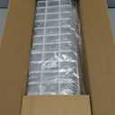 Delamu Over The Door Pantry Organizer, 8-Tier Metal Pantry Door Organization and Storage for Easy Install, Hanging Spice Rack Seasoning Shelves, Door Organizer for Kitchen, 4.65"D x 18"W x 65"H, White