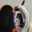 HAAYOT Polarized Sports Sunglasses for Men Women Youth Baseball Cycling Running Softball Biking Glasses 5 Lenses (Transparent Purple)