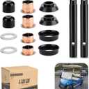 10L0L Golf Cart King Pin and Bushing Kit for Yamaha G2 G8 G11 G14 G16 G19 G20 - Golf Cart Steering Knuckle Kingpin and Bushing Kit OEM J55-F3516-00, J38-23528-00,J38-23527-00