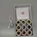 vretti Sticker Printer - TP2-Y Mini Portable Thermal Printer with 10 Rolls Thermal Paper, Inkless Sticker Machine Bluetooth Pocket Printer for iPhone, Study Notes, Pictures, Journal, DIY, Kids Gift