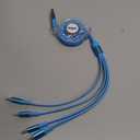 Multi Charging Cable 4A,Retractable Charger Cable [2Pack 4Ft] Multi Charging Cord 4 in 1 Fast Charger Cord with Lightning/Type C/Micro USB Port for Cell Phones,iPhone,iPad,Samsung Galaxy,PS,Tablets