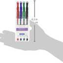 6 x Multicraft Imports GP060B Bright's Scrapbook Gel Pens (4 Pack), Multicolor