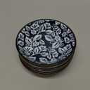 KHOI NGUYEN Sushi Soy Sauce Dish Set of 6 - 3 oz Small Bowls for Dips, Dipping Sauces, Condiments and Snacks - Dinner Plates