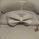KL928 Girls Mini Backpack Bowknot Polka Dot Cute Small Daypacks Convertible Shoulder Bag Purse for Women