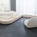 VEELIKE Peel and Stick Floor Tiles 12''x12'' Grey Concrete Vinyl Waterproof Self Adhesive Durable Stick-on Floor Vinyl Stickers Removable for Bathroom Kitchen Bedroom Garage (4 Tiles)