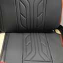Coverado Seat Covers, Car Seat Covers Full Set, Leather Seat Covers for Cars, Automotive Seat Covers Car Seat Protector Car Accessories Fit for Most Sedans SUV Pick-up Truck(Black&Red)