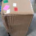 Amazon Basics Sturdy Foldable Plastic Chair, Portable, 350-Pound Capacity, Black, 6-Pack