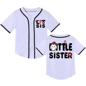 Big Brother Little Brother Matching T-Shirt Toddler Baseball Jersey Promoted to Big Bro Tee Baby Boy Clothes, 8