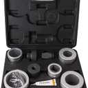 Exhaust Pipe Expander Tool Kit, 1-5/8" to 4-1/4" Tail Pipe Stretcher, 8-Piece Automotive Exhaust System Repair Tool with Storage Case