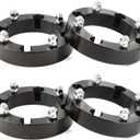 GAsupply 4156 ATV Wheel Spacers 3/8"-24 Studs, Fit for Ranger Sportsman 400 500 700 800 RZR 800 RZR XP 900, 1.5 inch 38mm 4 Lug Black Wheel Spacer Adapters 131mm Hub Bore, 4 Pcs