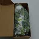 Anna's Whimsy 5.91FT Artificial Eucalyptus Garland with Flowers, Fake Flower Rose Gypsophila, Faux Floral Greenery Garland for Wedding Spring Home Party Craft Art Table Runner Decor