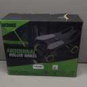 Ab Roller with Elbow Support, Ab Roller Board Core Workout Machine with 4 Wheels, Mini Pilates Reformer Equipment for Home Gym, Abdominal Full-Body Strength Exercise Trainer with Knee Pad (Black & Green)