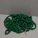 Giegxin 32.8 Feet Wooden Bead Garland Rustic Boho Wood Bead Garland Decor Rustic Wall Hanging Ornaments for Holiday Spring Farmhouse Party Decoration(Green,1 Pcs)