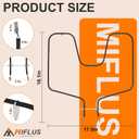 WB44K10005 Baking Element,PS249238 Oven Bake Heating Elements Compatible for G.E Hot.point Ken.more RB757BH1WH, RB787WH1WW, RBS160DM4WW Heating Element for Oven by MIFLUS