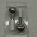 Ice Globes Stainless Steel Beauty Facial Massagers for Face & Eyes, Premium Unbreakable Stainless Steel Cryo Sticks for Beauty Routines, Facials Cold Rollers Cooling Globes(Silver, 2 Pack)