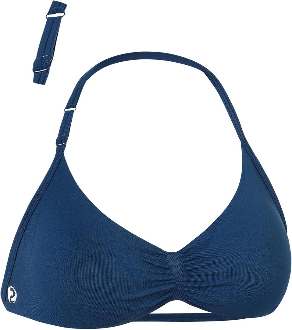 AUROLA Influence Adjustable Strappy Sports Bras for Women,Low Support Seamless Backless Padded Straps Impact Yoga Gym Bra (M)