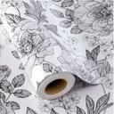 Abyssaly White Silk Wallpaper Peel and Stick 15.7" X 984.2" Embossed Self Adhesive White Contact Paper Removable Kitchen Vinyl Textured Wall Paper Cabinet Furniture Shelf Liner