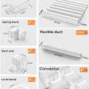 4'' 26Ft Mini Split Line Set Cover, Upgraded UV-Proof PVC Pipe
DIY Decorative Lineset Cover Kits with Flexible Duct for Mini Split Air Conditioner, Central AC, HVAC, Heat Pumps