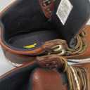 MEN’S CHINOOK WORKHORSE II DARK BROWN LEATHER LOW WORK BOOTS, Size 8 