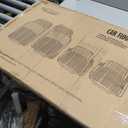 FH Group Automotive Floor Mats - Heavy-Duty Rubber, Universal Fit Full Set, ClimaProof, Trimmable For Most Cars, Sedan, SUV, Truck, Black