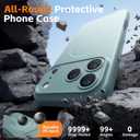 Magnetic for iPhone 17 Pro Case, [Matte Solid Color] [Full Camera Protection] Protective Case for iPhone 17 Pro - Slate Gray