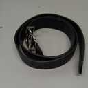 Women Leather Belt Fashion Double O-Ring Soft Faux Leather Waist Belts For Jeans Dress