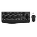 Wireless Keyboard and Mouse Combo, EDJO 2.4G Full-Sized Ergonomic Computer Keyboard with Wrist Rest and 3 Level DPI Adjustable Wireless Mouse for Windows, Mac OS Desktop/Laptop/PC