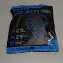 Lux Dual Grip Socks - Soccer Grip Socks for Men and Women. GripArray Performance & Comfort (Large, Navy Blue)