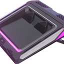 GT300 Double Blower Laptop Cooling Pad for 14-17 Inch Gaming Laptop, Cooler Pad with Dust Filter, Flexible Rubber Ring, Colorful Lights,Adjustable Mount Stand,Third Gear Speed