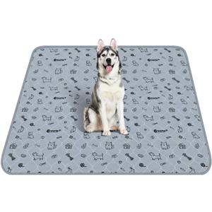 Extra Large 72"x72" Washable Pee Pads for Dog Super Absorbent, Reusable Pee Pads Non-Slip Waterproof Pet Training Mats for Playpen, Crate, Floor, Incontinence, Housebreak