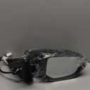 Passenger Side Door Mirror Compatible with 2016-2021 Honda Civic Sedan/coupe/hatchback Lx/Ex/Sport with Power Heated and Camera Match to Taffeta White Replace 76208-TBC-A02ZA