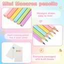 Ctosree 24 Packs Mini Pastel Colored Pencils Bulk 3.5'' Coloring Drawing Pencil in Boxes End of Year Gift for Students Kids Adult Classroom Exchange Gift School Painting Party Favor, 6 Per Pack