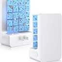 Innovative Double-Sided Flying Insect Trap for House Indoor, Plug-in Light Bug Catcher Killer for Flies, Fruit Fly, Gnats, Mosquito, Moths, Best Home Sticky Traps for Indoors Pest Control