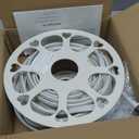 65.6FT COB LED Strip Light Waterproof One Roll 6000K Daylight White LED Rope Lights for Bedroom Plug in with Switch AC 110~120V 288Leds/M High Density LED Tape Lights Outdoor for Garden Decor